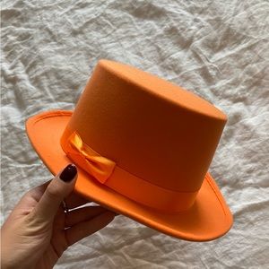 Orange top hat